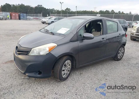 2012 Toyota Yaris Le из США, поврежденный, VIN JTDKTUD32CD514702